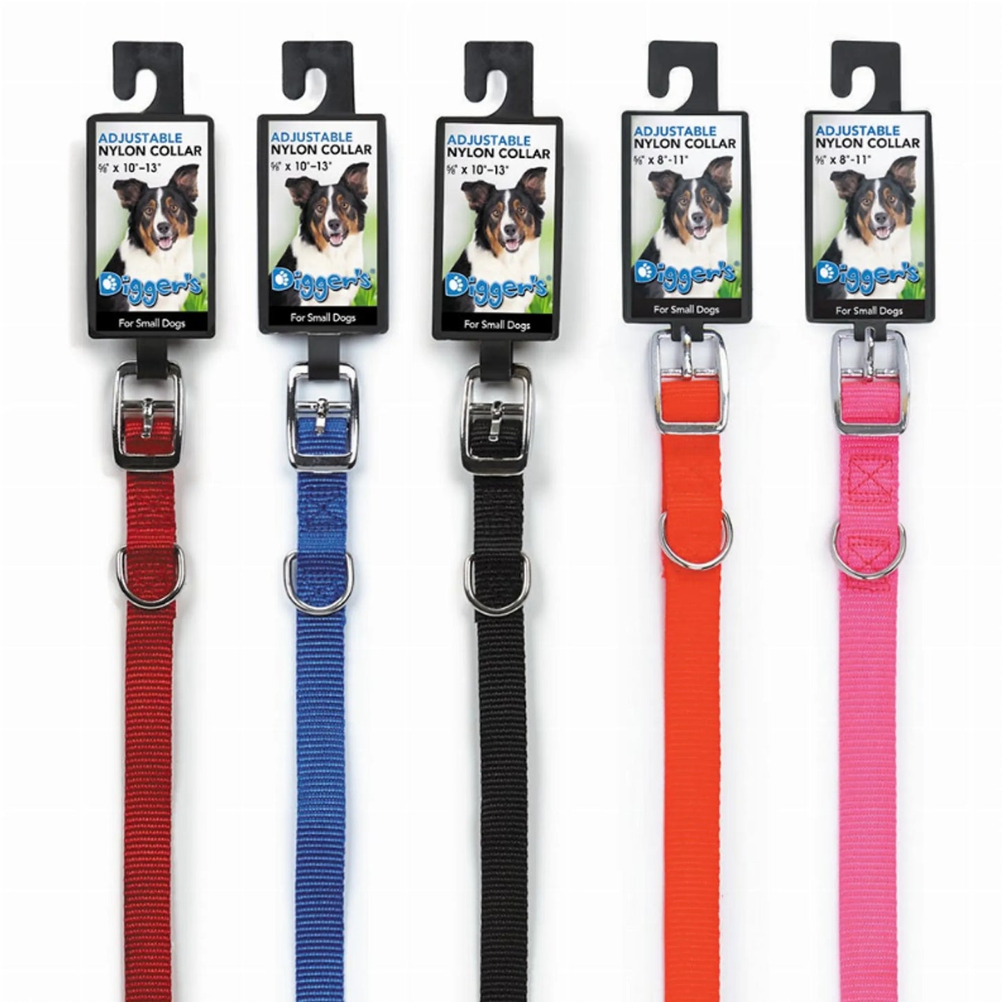 DGR 5/8in Nylon Collar 10in Blue - Your Pet Connection