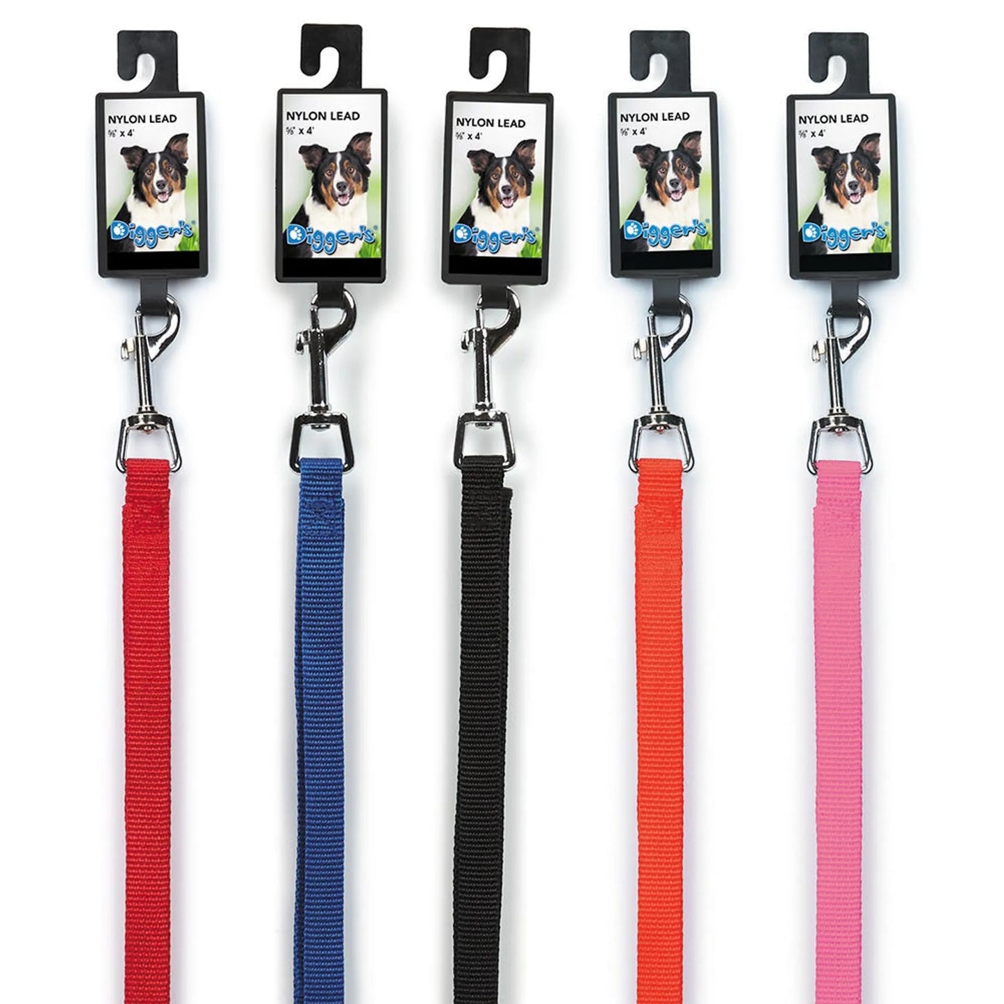 DGR 5/8in Nylon Lead 48in Black - Your Pet Connection