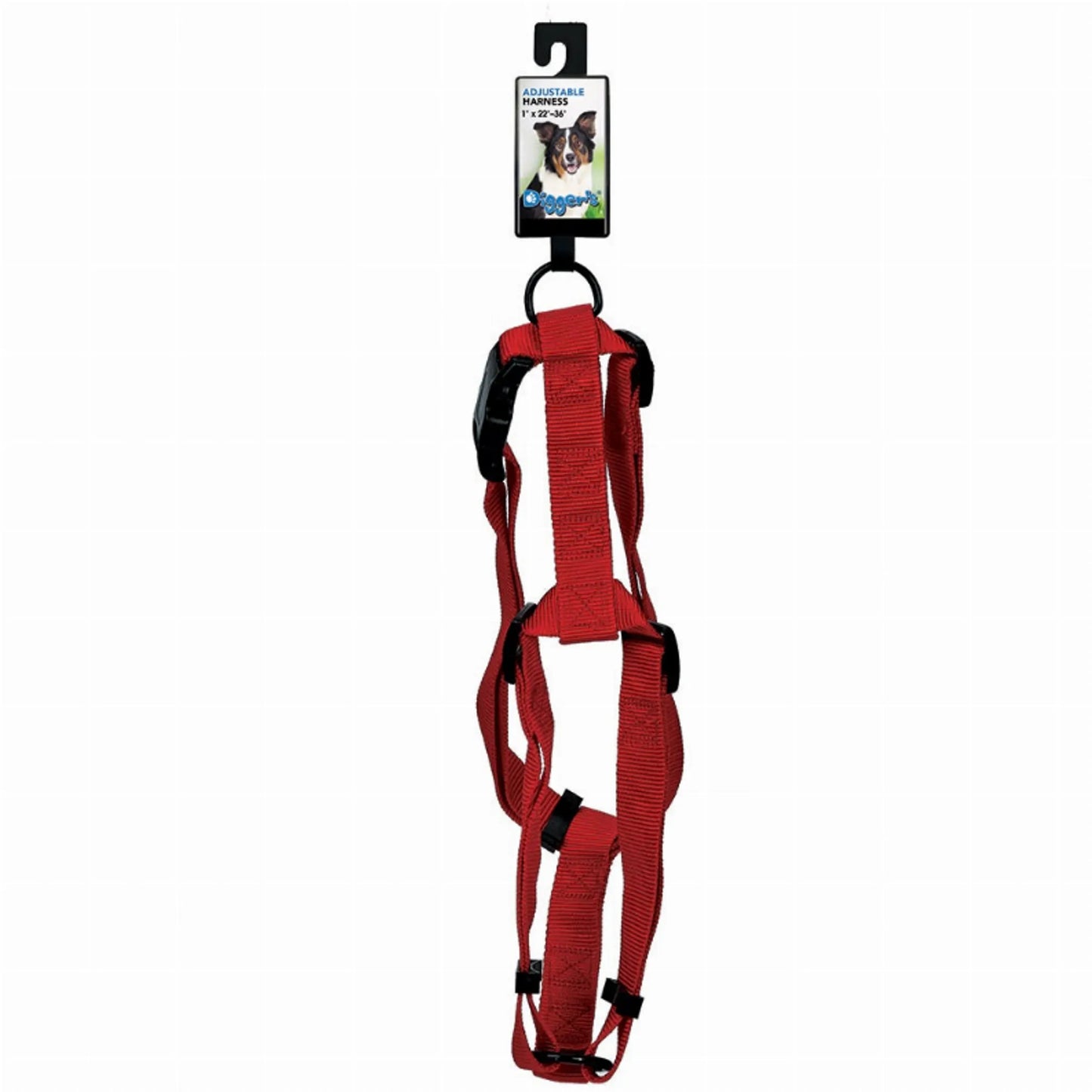 DGR 1in Adjustable Harness Black - Your Pet Connection