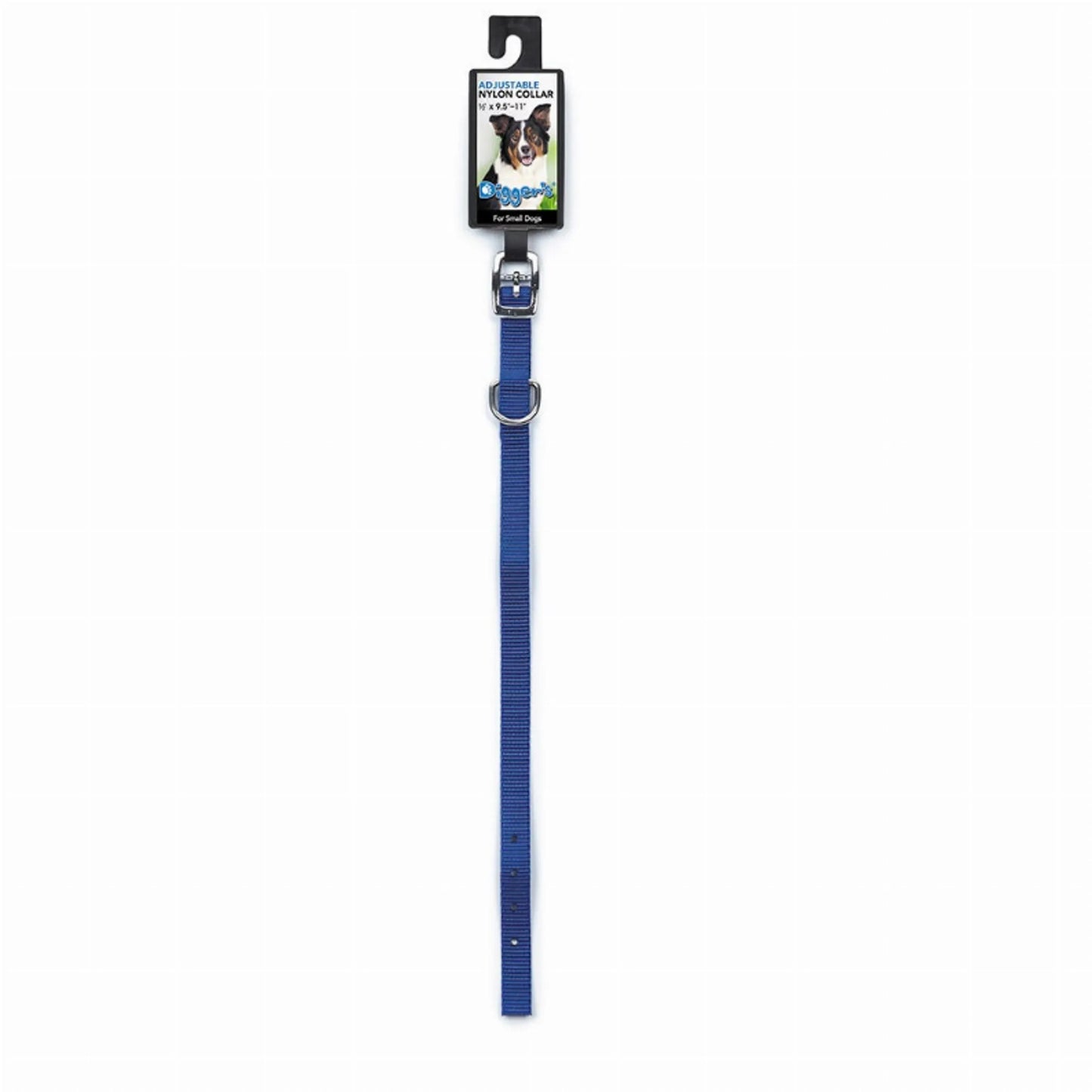 Diggers 1/2in Nylon Collar 16in Blue - Your Pet Connection