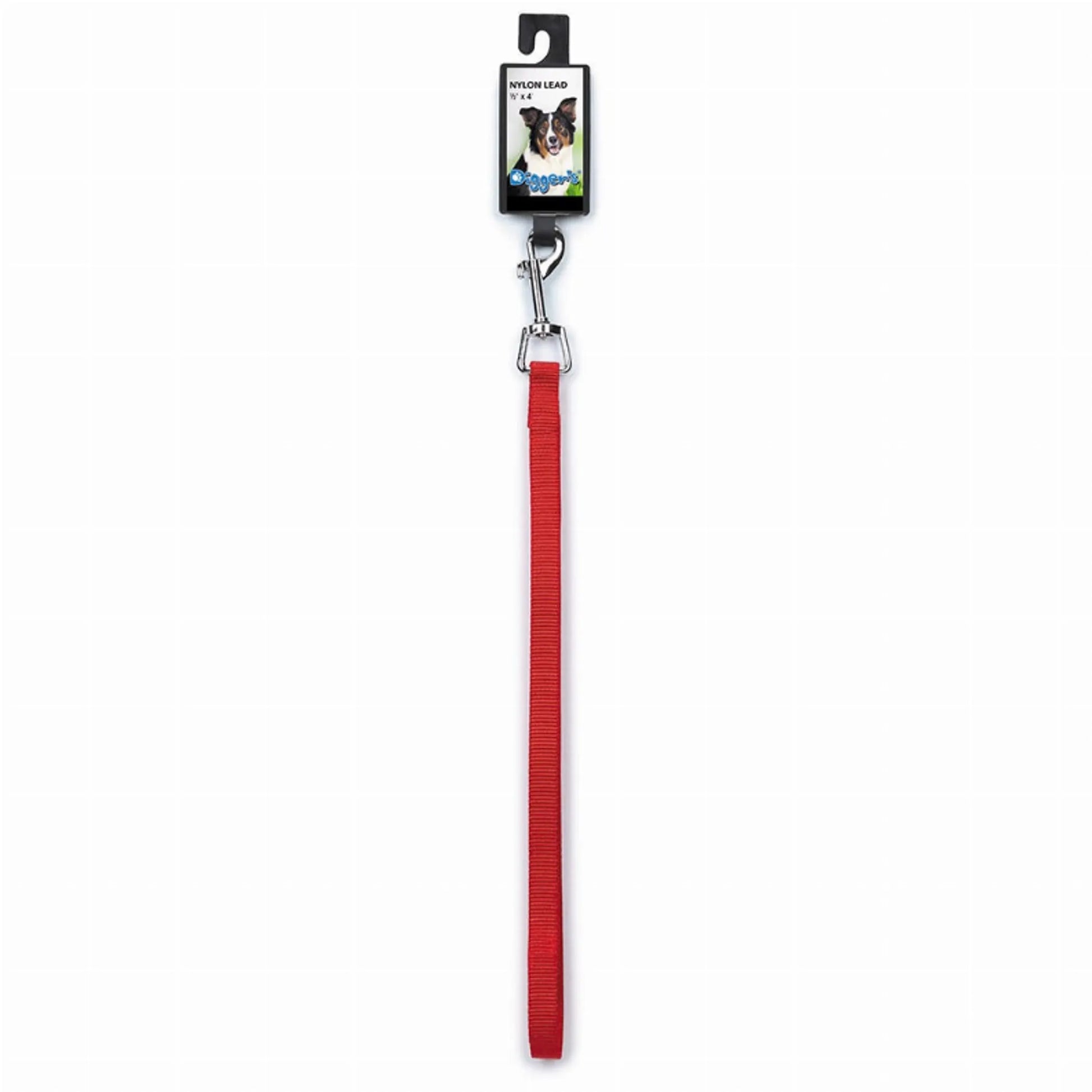 DGR 1/2in Nylon Lead 48in Black - Your Pet Connection