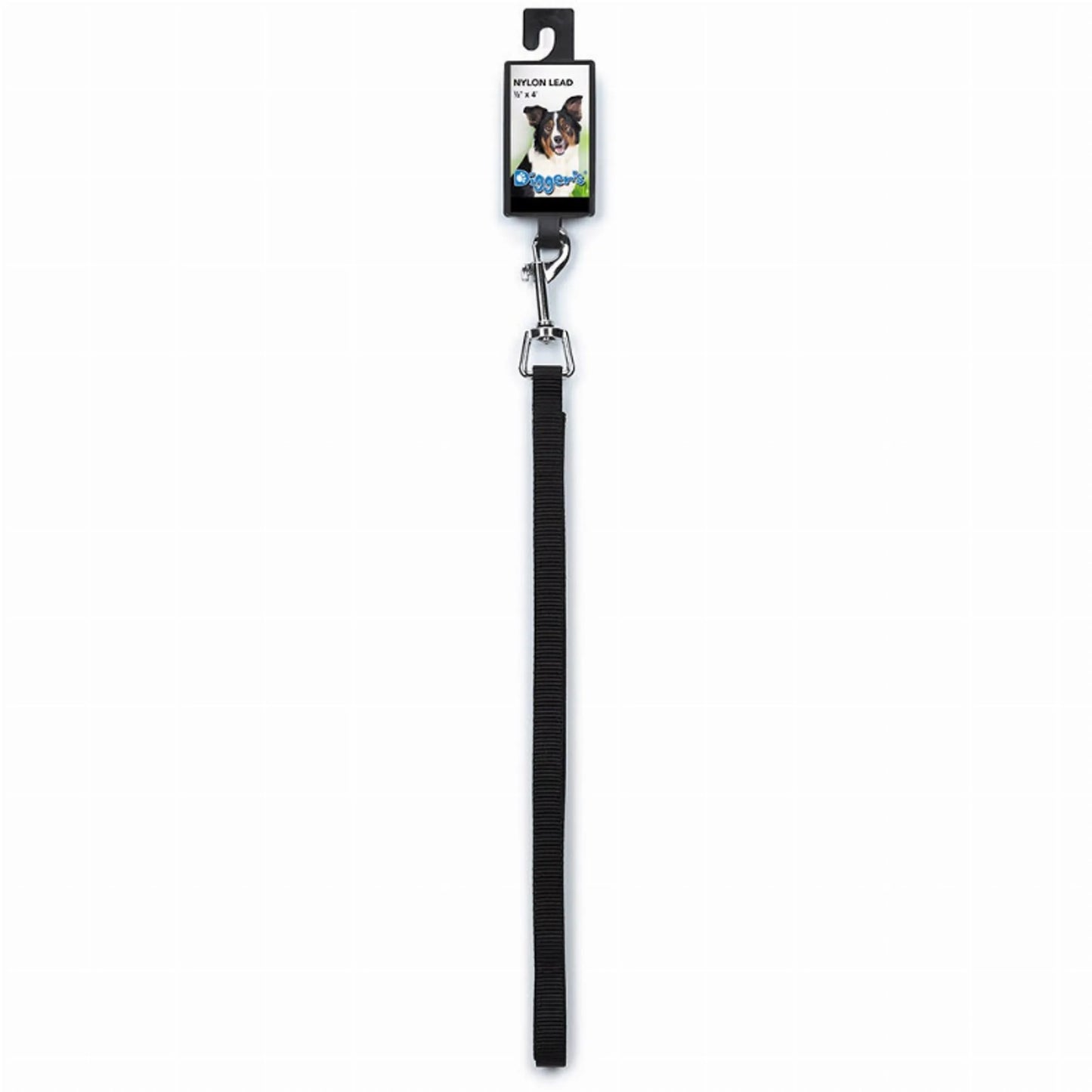 DGR 1/2in Nylon Lead 48in Black - Your Pet Connection