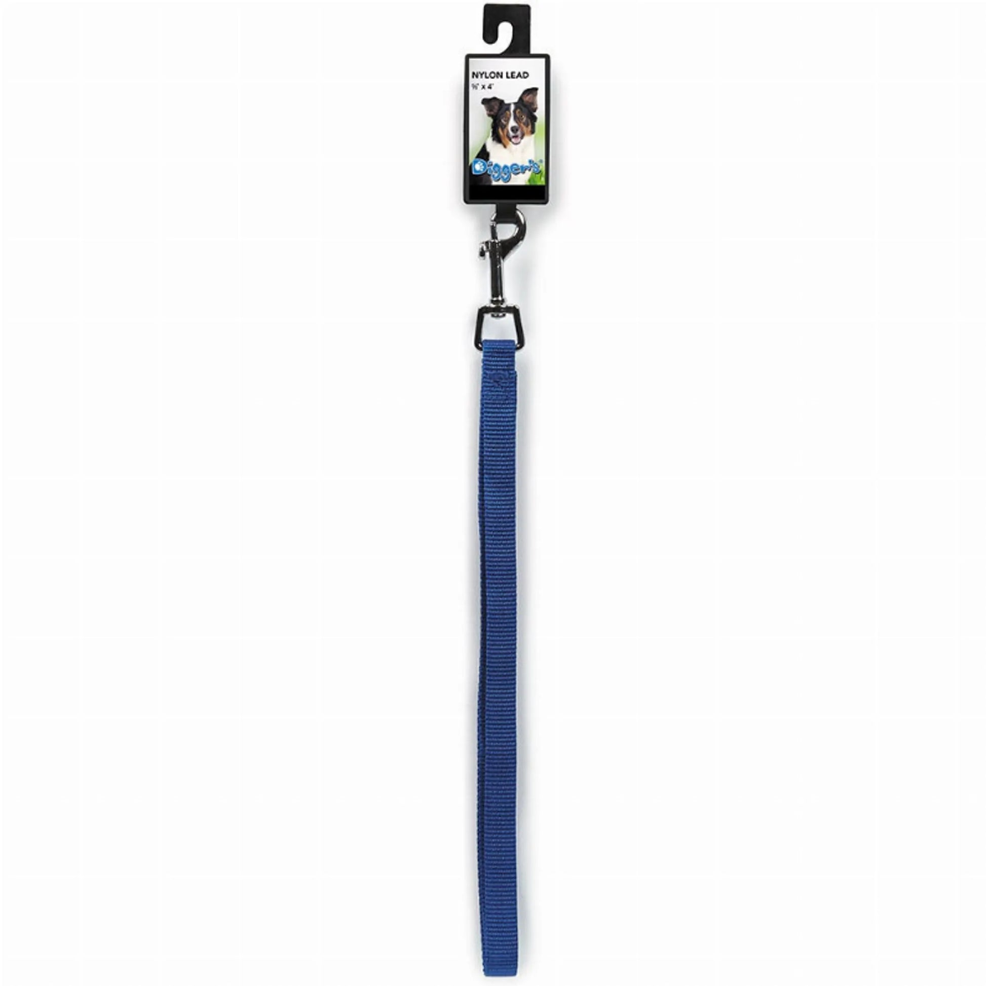 Diggers 5/8in Nylon Lead 72in Blue - Your Pet Connection