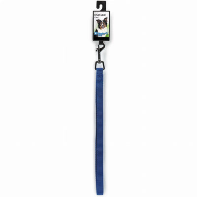 Digger's Blue Nylon Dog Lead 72 Inch