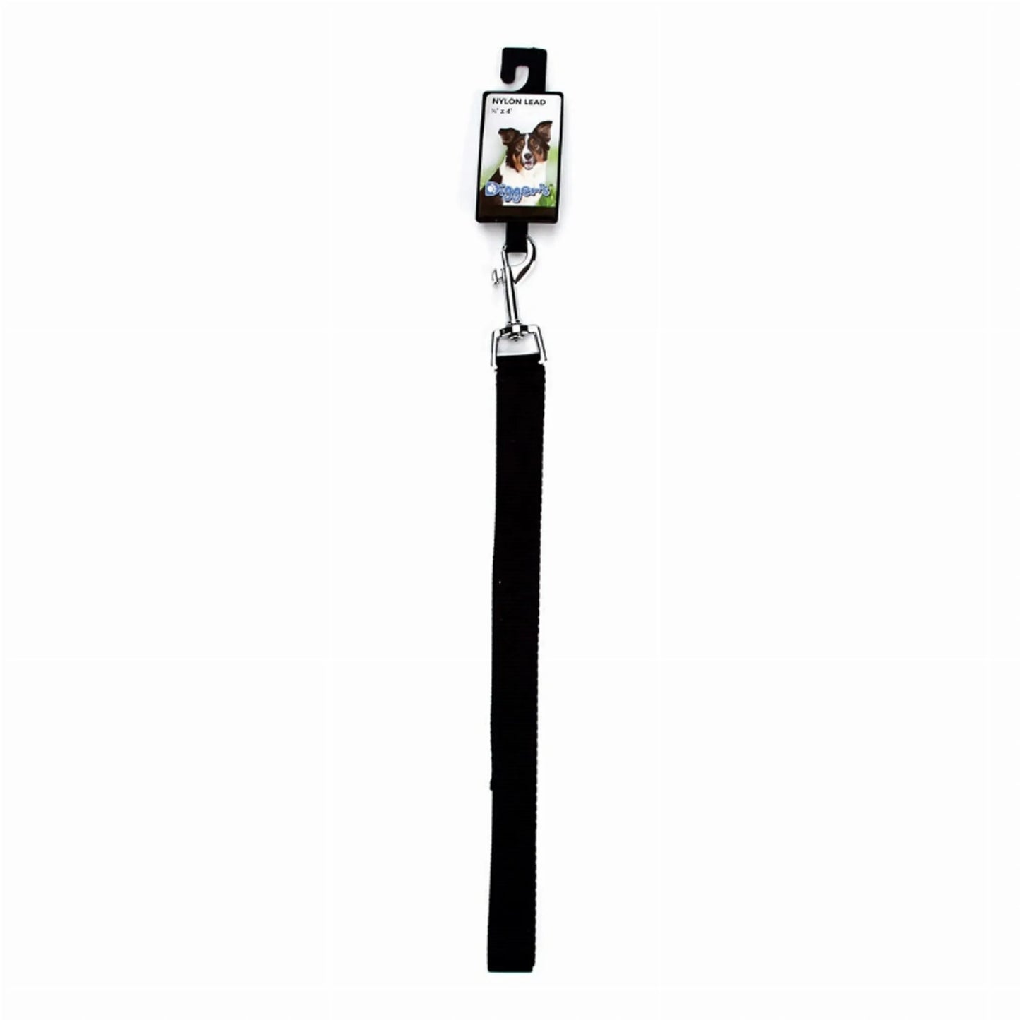 DGR 5/8in Nylon Lead 48in Black - Your Pet Connection