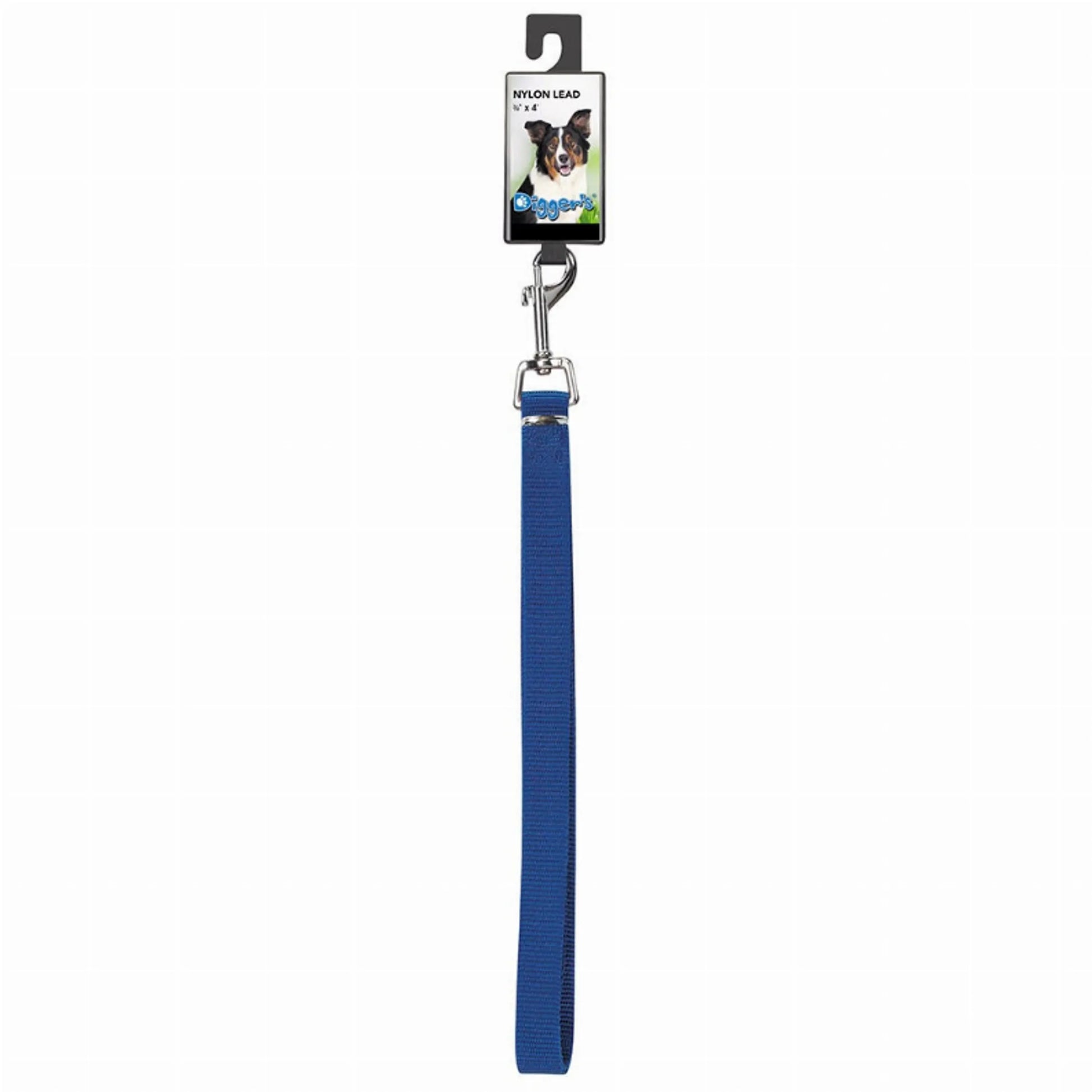 DGR 3/4in Nylon Lead 48in Blue - Your Pet Connection