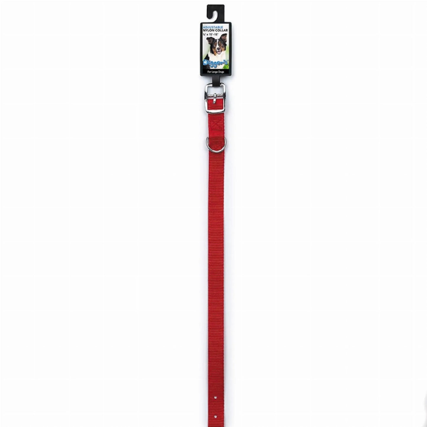Diggers 3/4in Nylon Collar 16in Black - Your Pet Connection