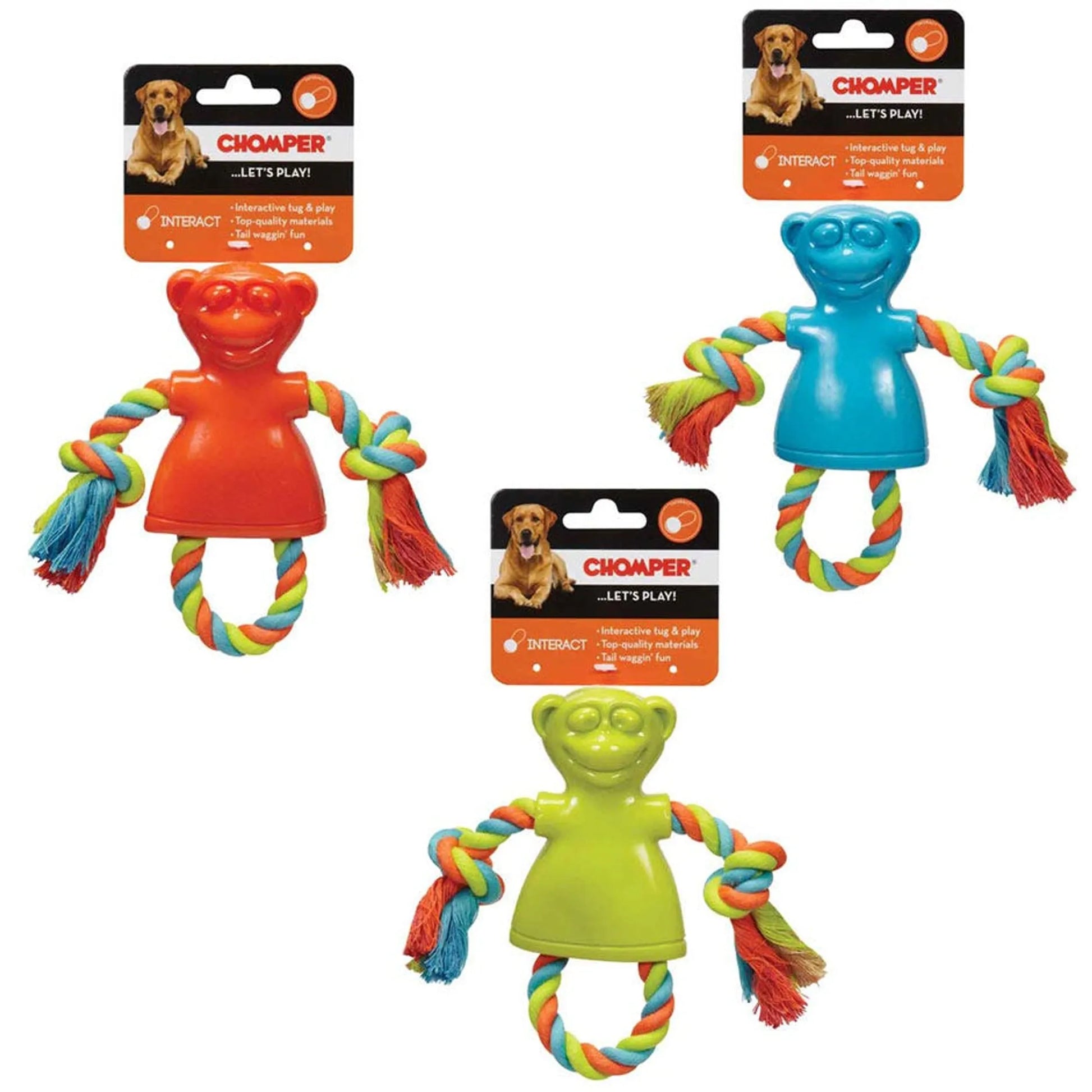 CHP TPR Monkey With Rope Large - Your Pet Connection