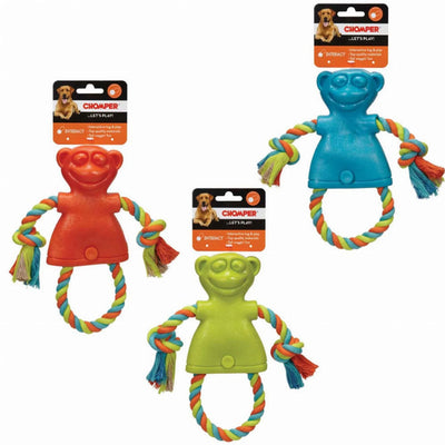 CHP TPR Monkey With Rope Large - Your Pet Connection