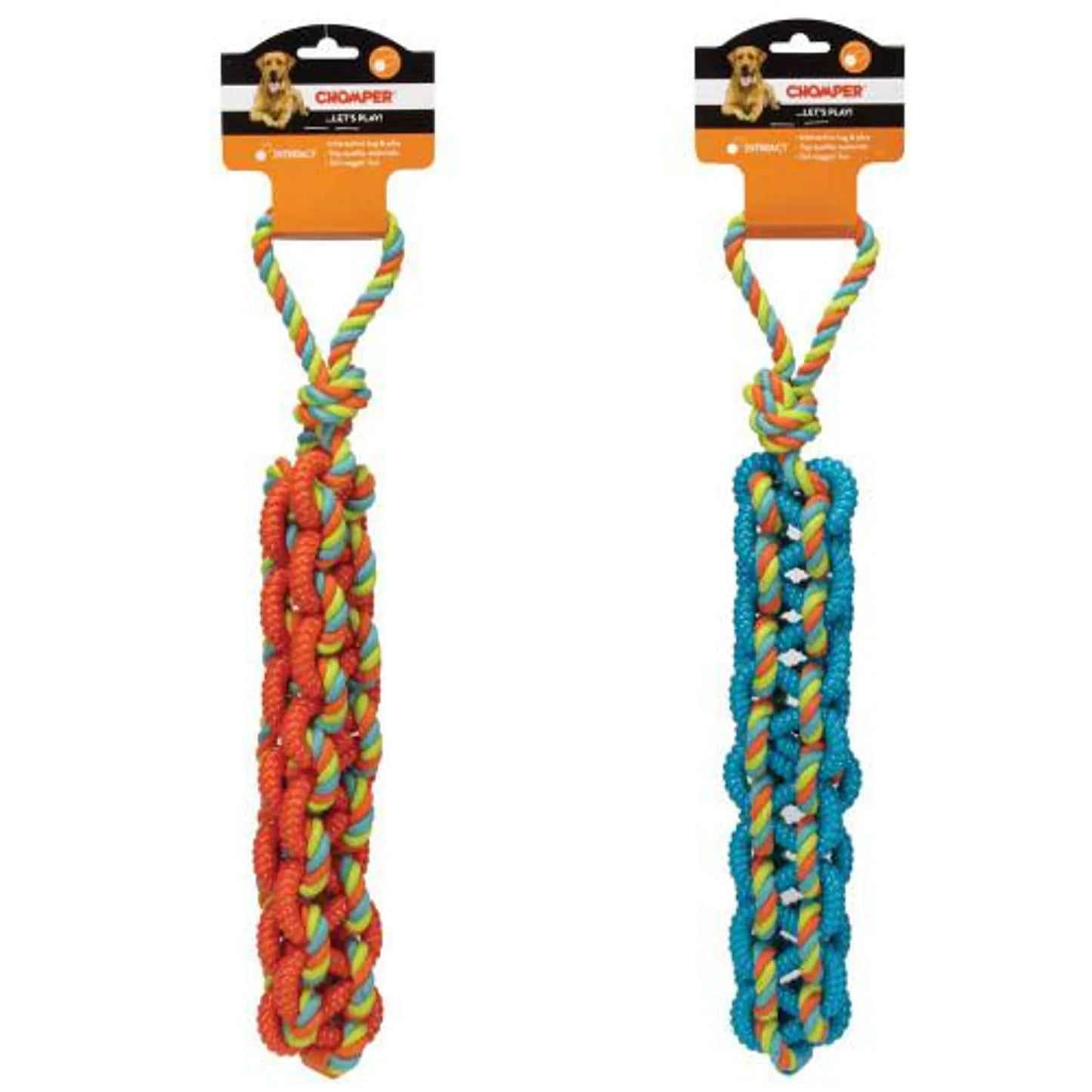 Chomper Durable Interactive Rope Tug 12 Inches
