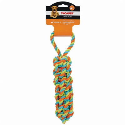 Chomper Woven Rope Monkey Fist Tug Toy