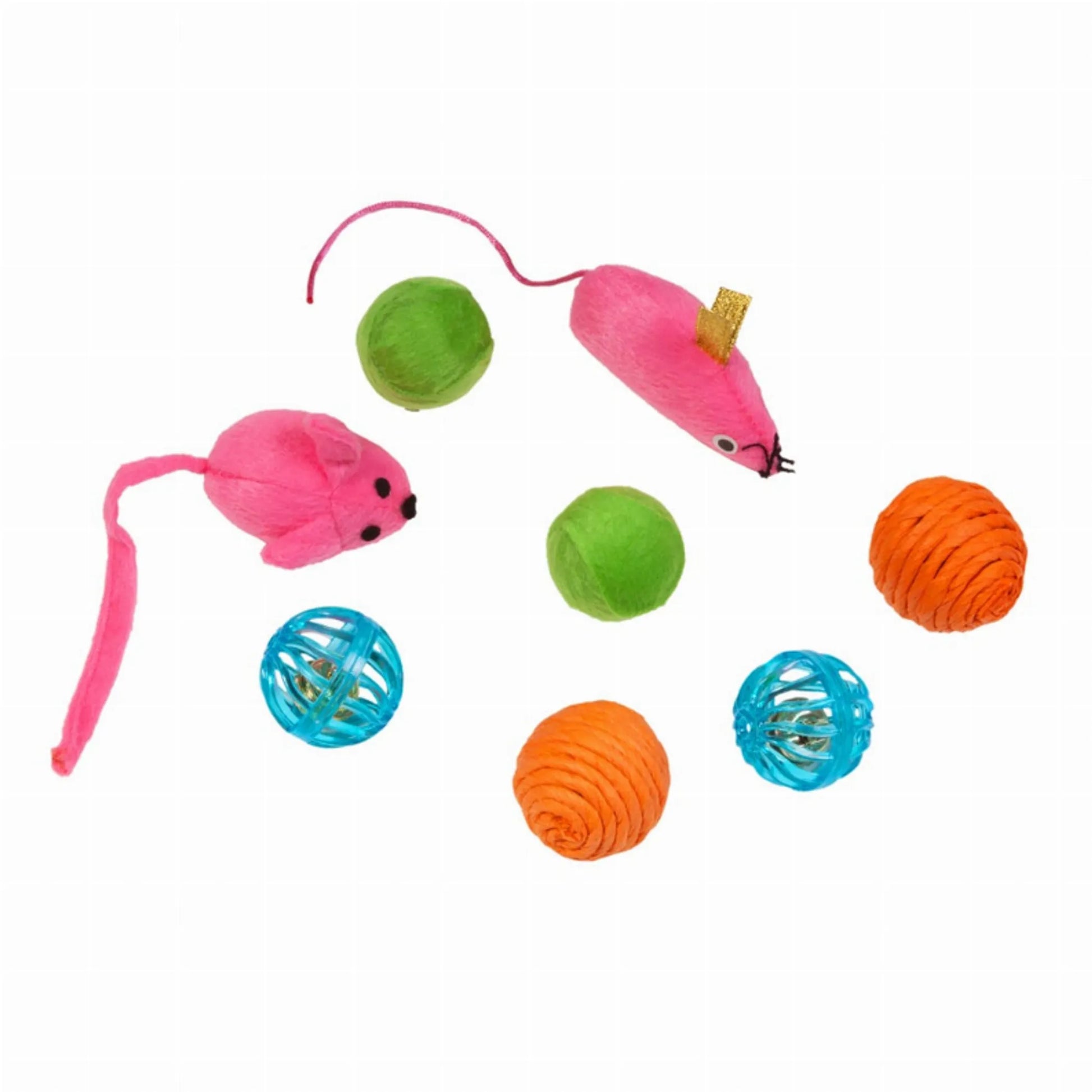 KB Mouse And Ball 8pk - Your Pet Connection