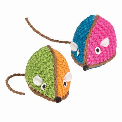 KB Two Toned Raffia Mouse - Your Pet Connection