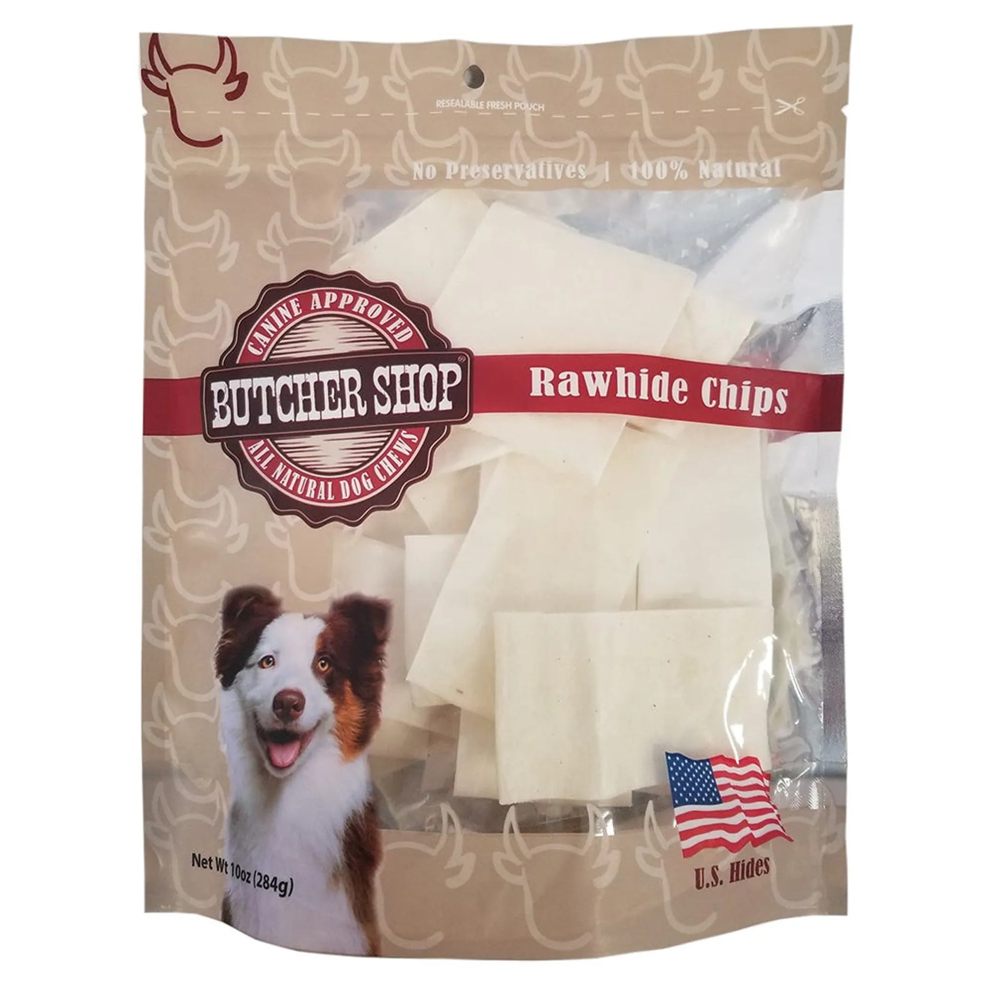 10 Oz Rawhide Chips Strips - Your Pet Connection