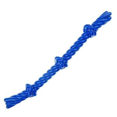 IF TPR 3-Knot TPR Rope Blu - Your Pet Connection