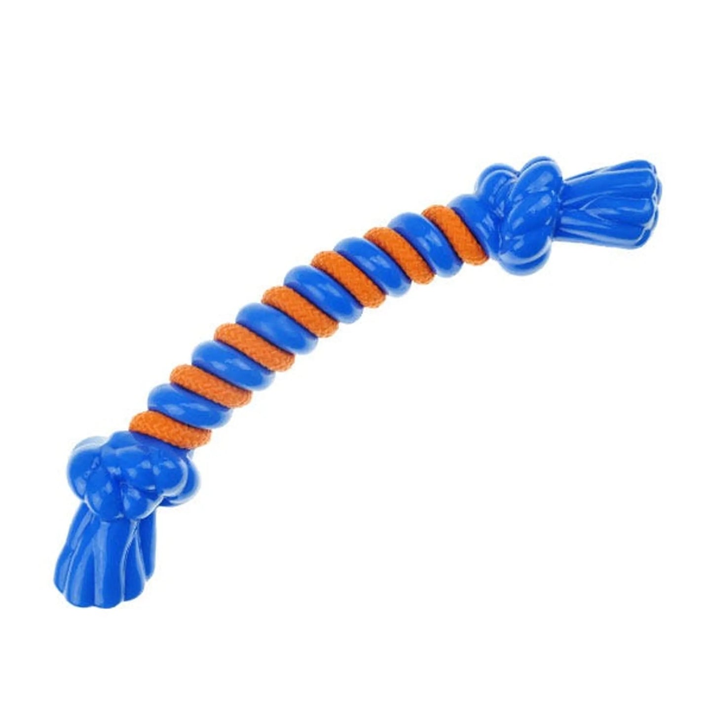 IF TPR/Rope Bone Lrg Blu - Your Pet Connection