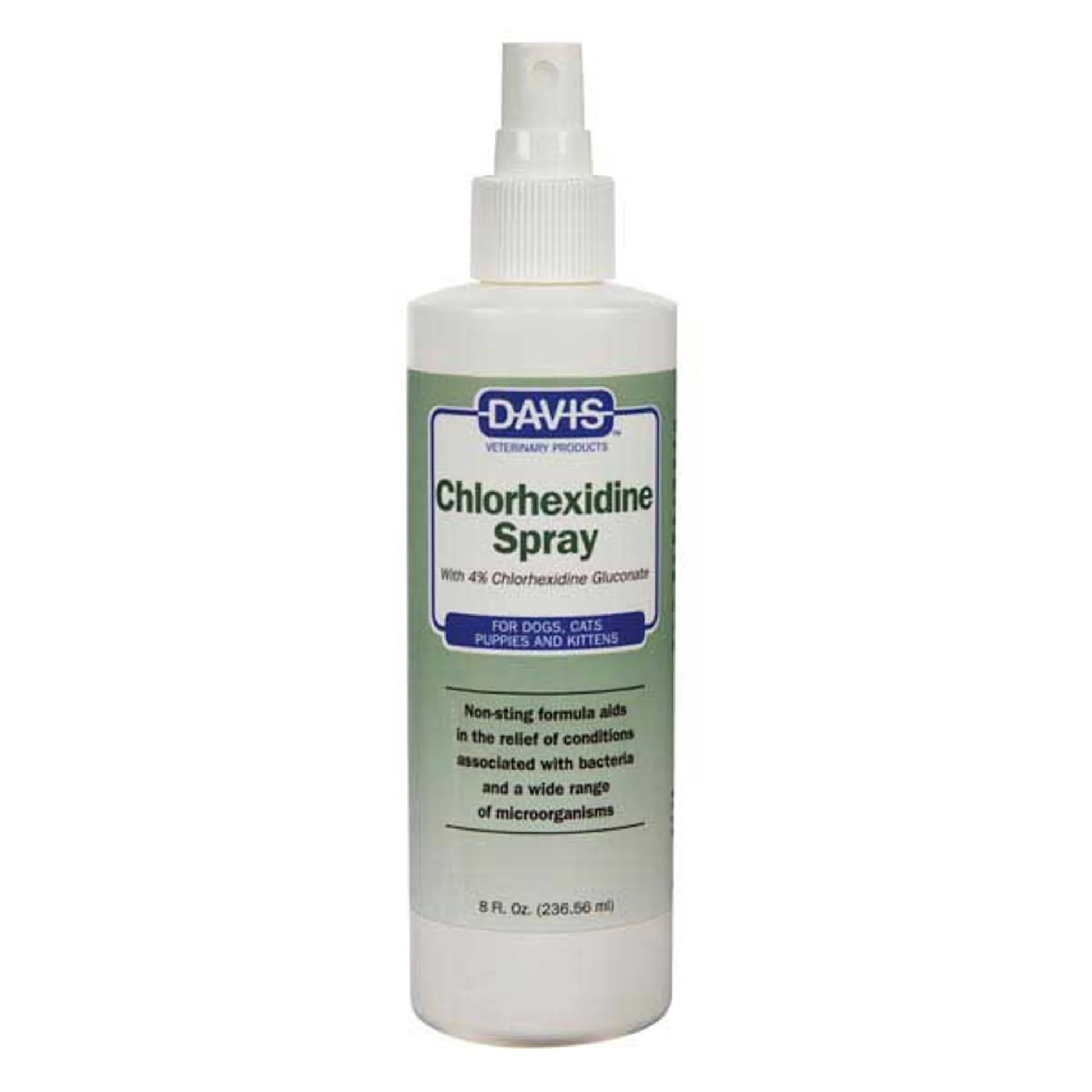 Davis Chlorhexadine Spray 4% 8oz - Your Pet Connection