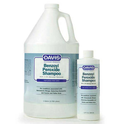 Davis Benzoyl Peroxide Shamp 2.5% 12oz - Your Pet Connection