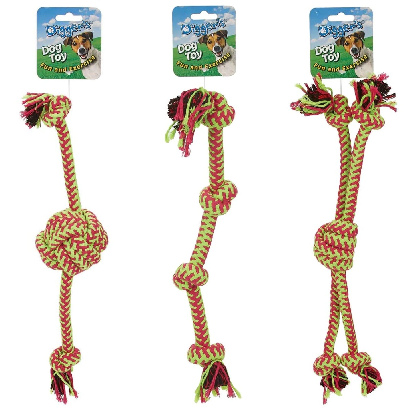 Digger's Rope Toys 20 Inches Asst - Your Pet Connection