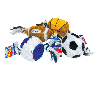 Digger's Plush Rope Sports Balls - Your Pet Connection