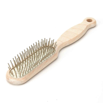 AS Wooden Pin Brush Oblong - Your Pet Connection