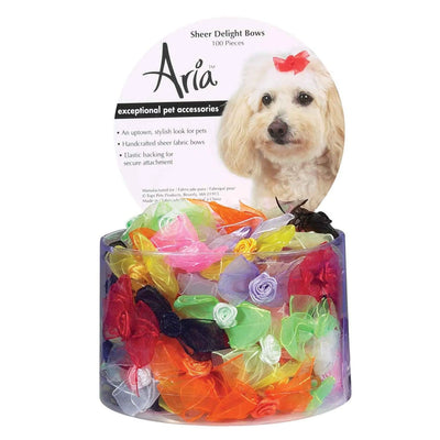 AR Sheer Delight Bow Canister 100Pc - Your Pet Connection