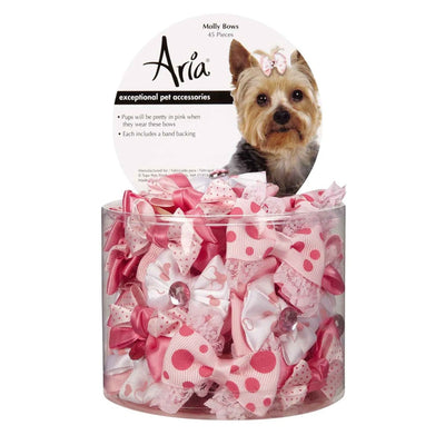 AR Molly Bows Canister 45Pc - Your Pet Connection