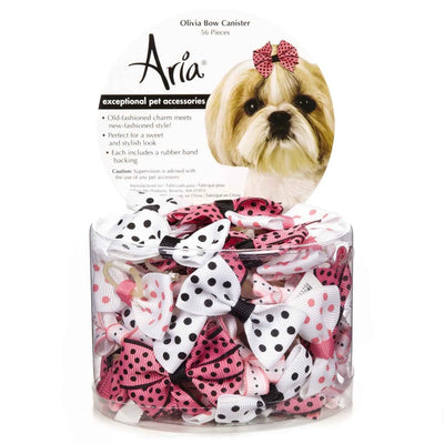 AR Olivia Bow Canister 56Pc - Your Pet Connection