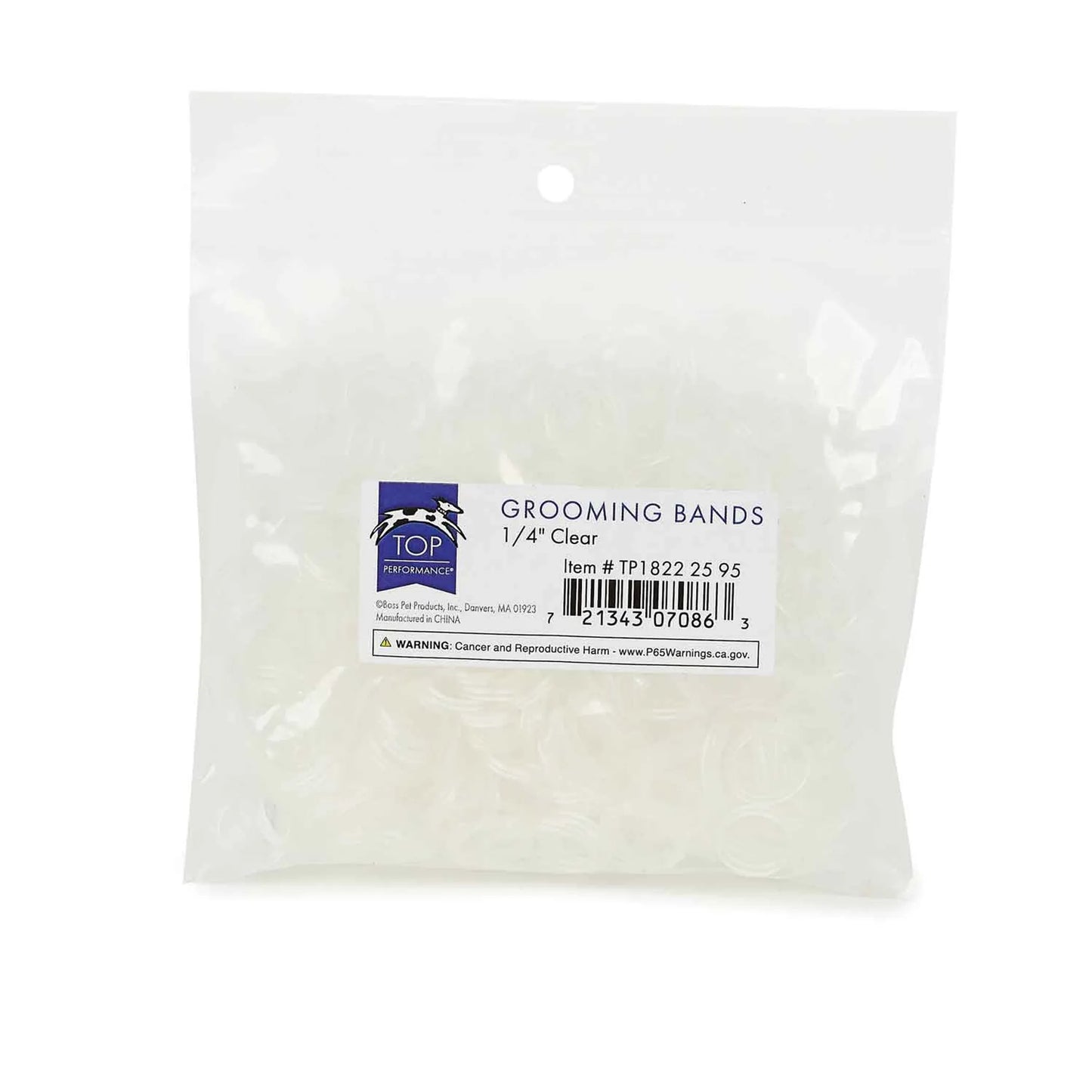 TP Grooming Bands 1/4in Clear - Your Pet Connection