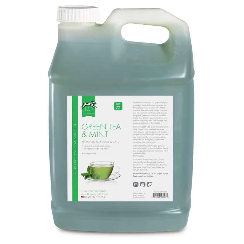 TP Green Tea & Mint Shampoo 2.5Gal - Your Pet Connection
