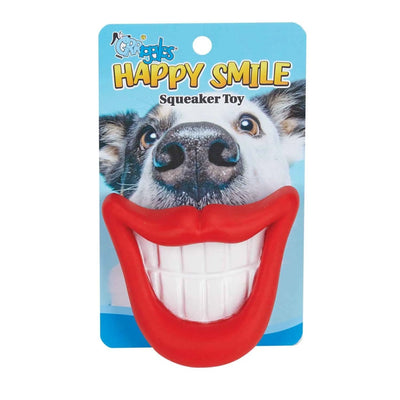 Grriggles Happy Smile Squeaker Toy - Your Pet Connection