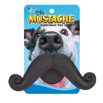 Grriggles Mustache Squeaker Toy - Your Pet Connection