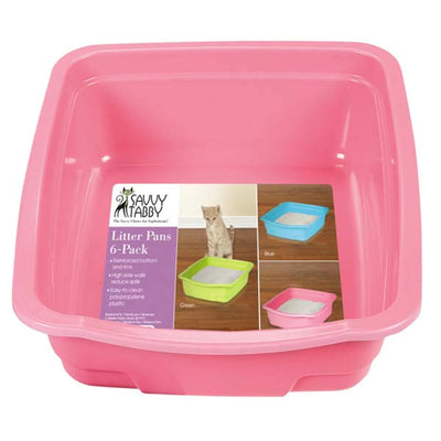 ST Litter Pans 6Pk Asst - Your Pet Connection