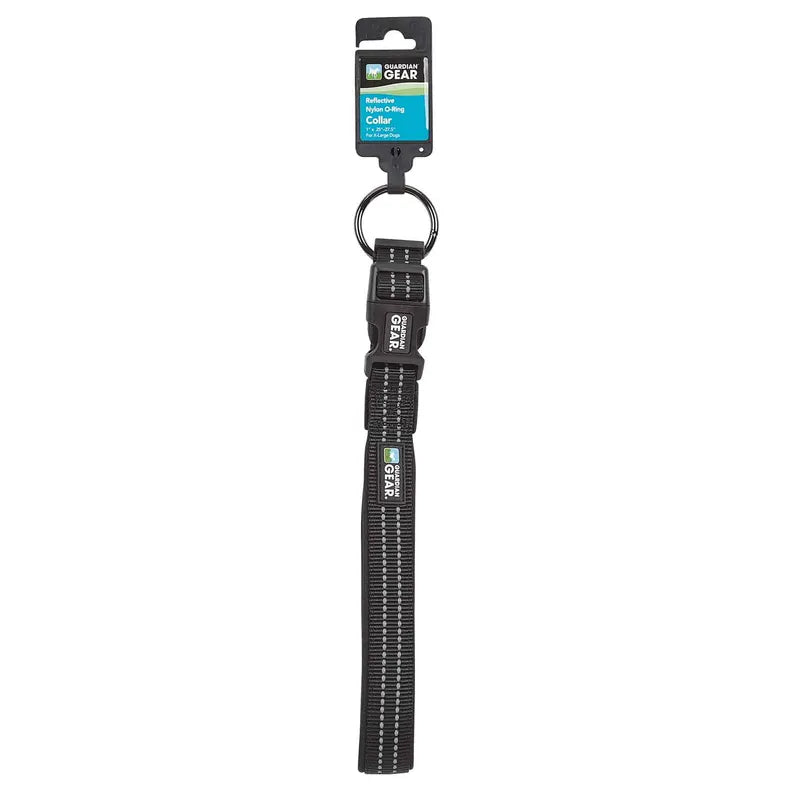 GG Reflect Nylon O-Ring Collar M Blk - Your Pet Connection