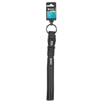 GG Reflect Nylon O-Ring Collar M Blk - Your Pet Connection