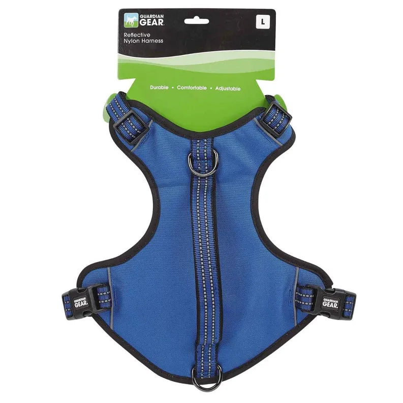 GG Reflective Nylon Harness S Blu - Your Pet Connection