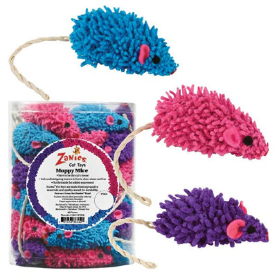 ZA Moppy Mice Canister 42Pc - Your Pet Connection