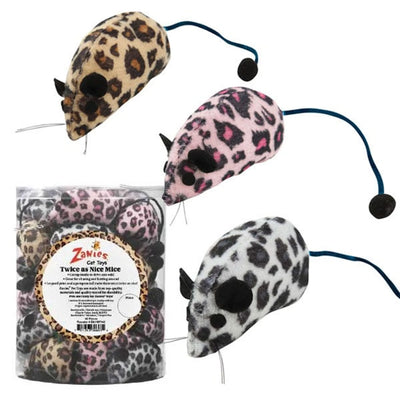 ZA Twice As Nice Mice Canister 42Pc - Your Pet Connection