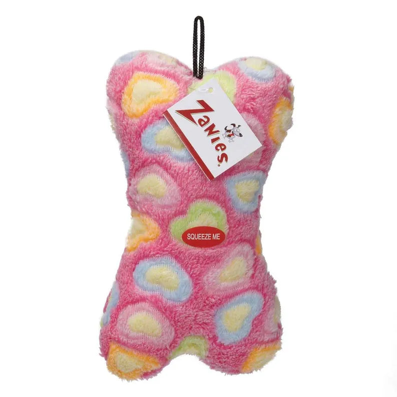 ZA Sweetheart Snuggle Bone 7.5 In Pnk - Your Pet Connection