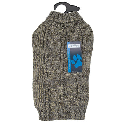 CC Cable Knit Sweater XS Chive - Your Pet Connection