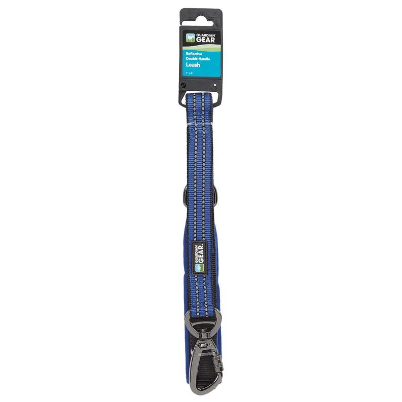 GG Reflect Dbl-Handle Leash Blu 6ft - Your Pet Connection