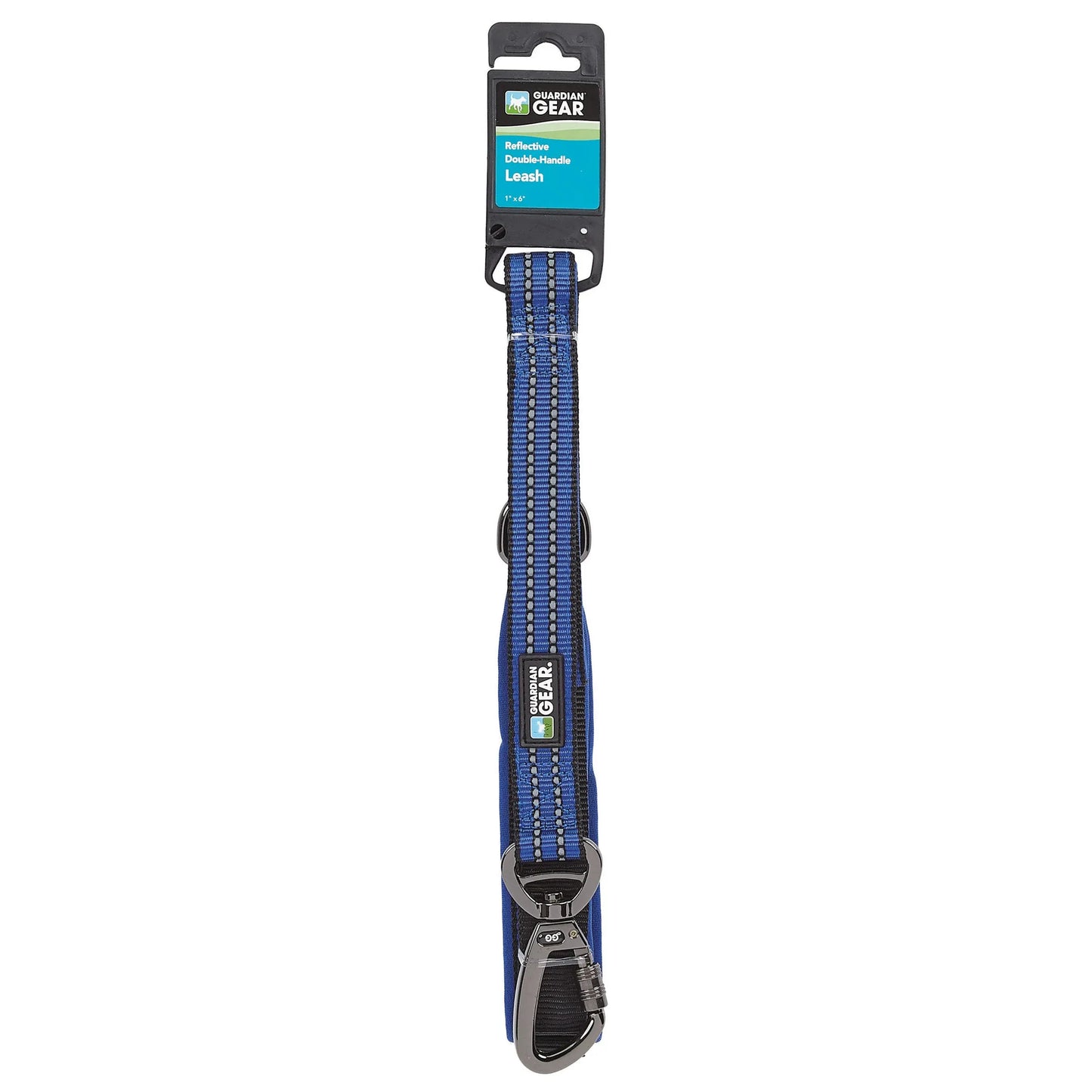 GG Reflect Dbl-Handle Leash Blu 6ft - Your Pet Connection