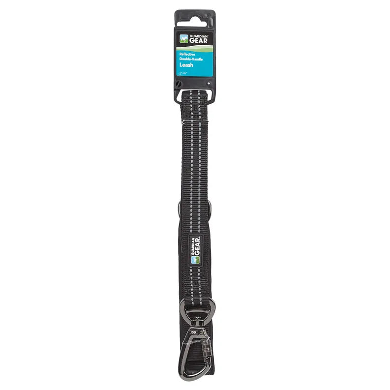 GG Reflect Dbl-Handle Leash Blk 6ft - Your Pet Connection
