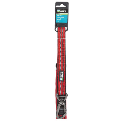 GG Reflect Dbl-Handle Leash Red 6ft - Your Pet Connection