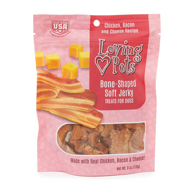 LP Bacon & Cheese Jerky Bones 6oz - Your Pet Connection