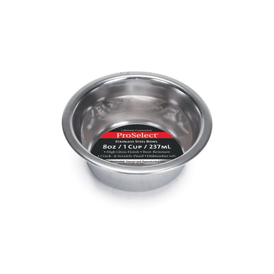PS Heavy SS Dish Mirror Finish 8oz - Your Pet Connection