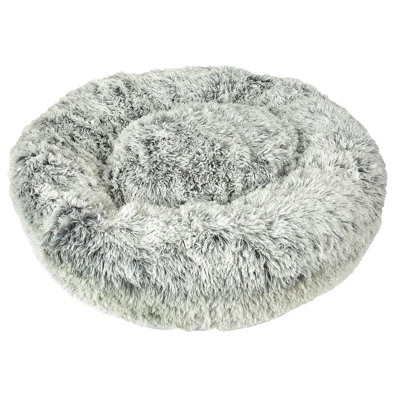 SP Plush Cuddler Bed Blk/Wht XS/S - Your Pet Connection