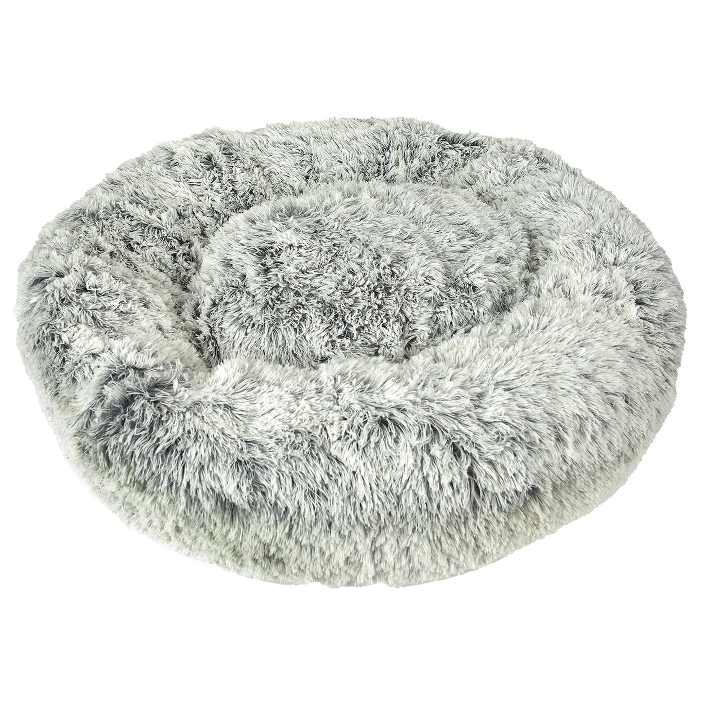 SP Plush Cuddler Bed Blk/Wht XS/S - Your Pet Connection