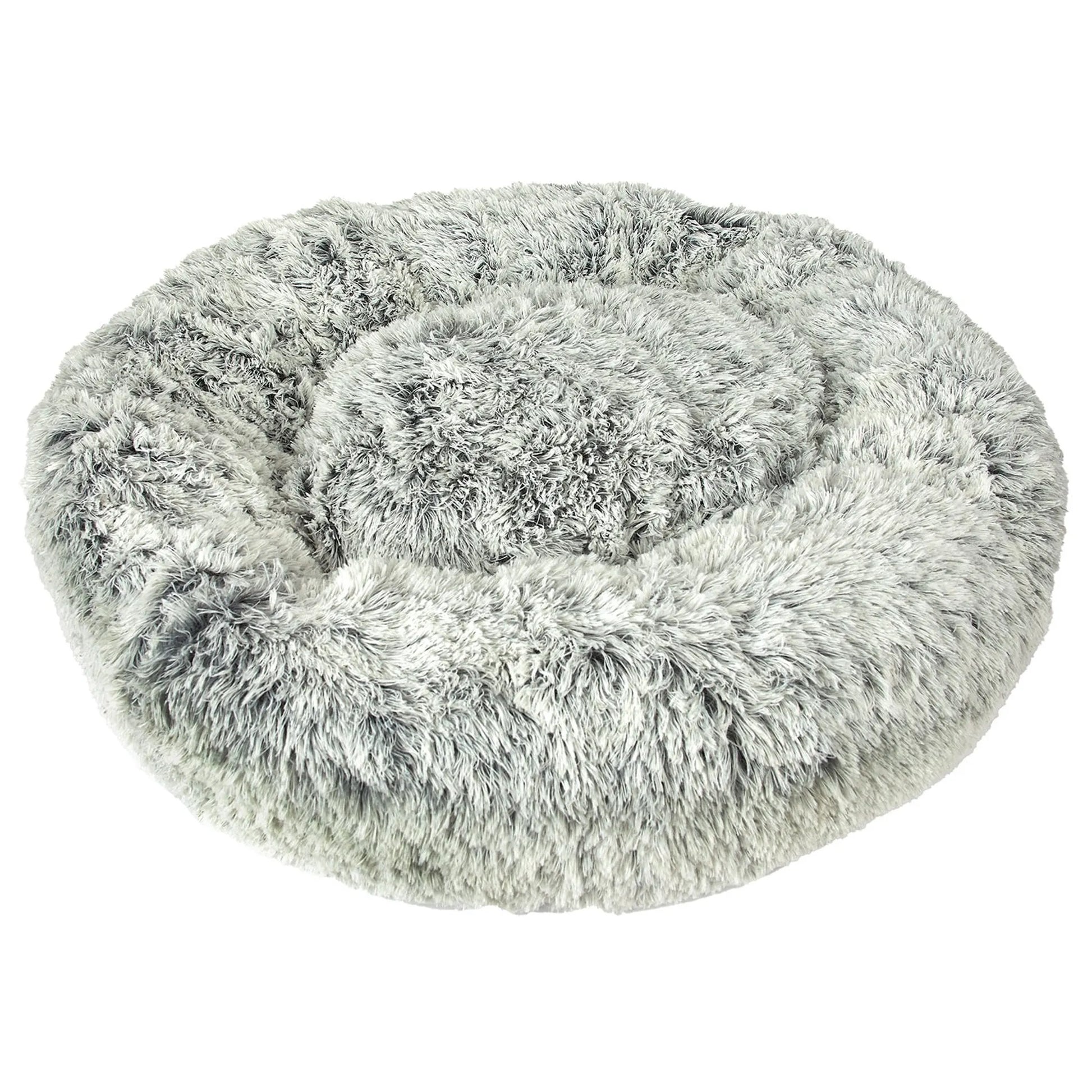 SP Plush Cuddler Bed Blk/Wht XS/S - Your Pet Connection