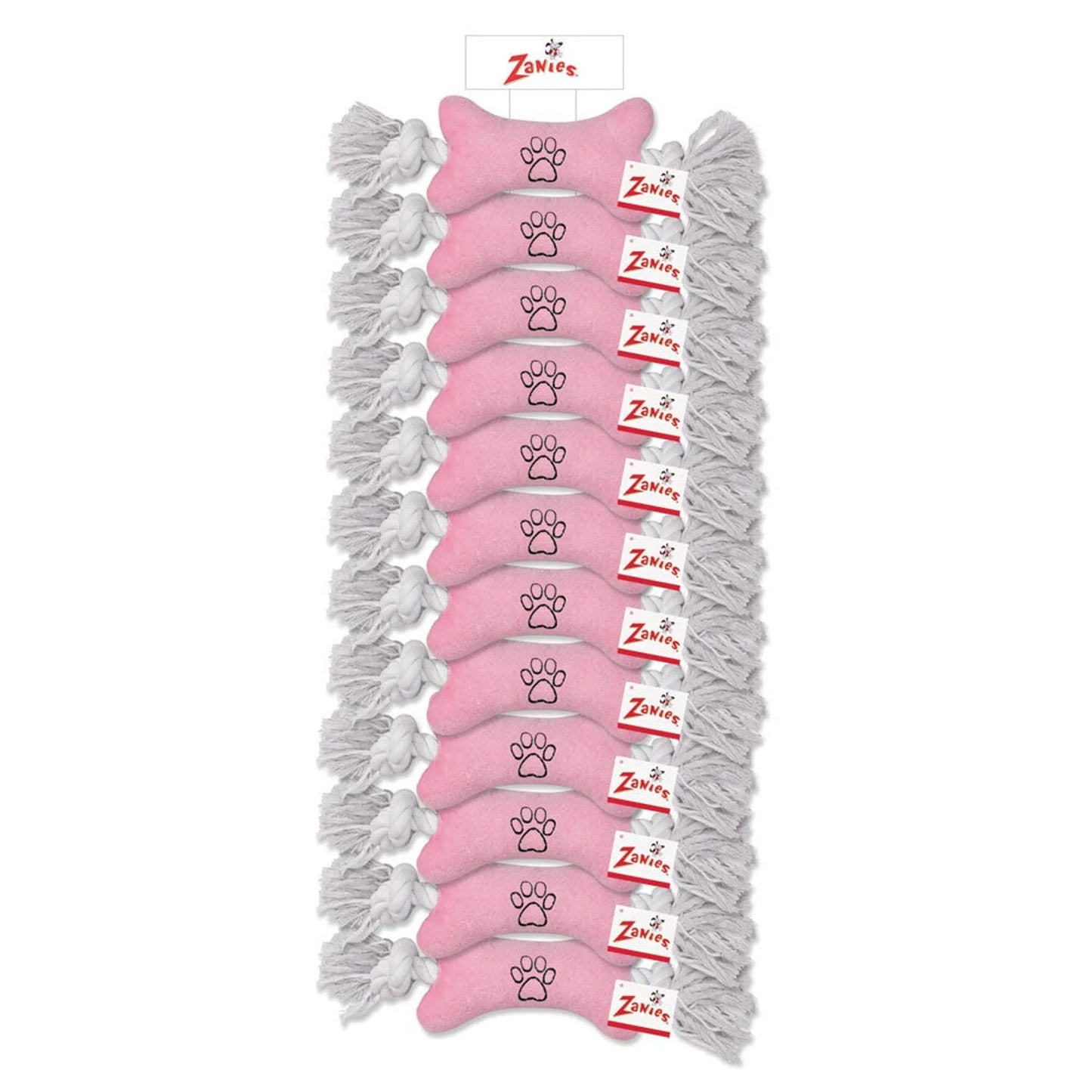 ZA Tiny Tugger Clip Strip - Pnk 12pc - Your Pet Connection